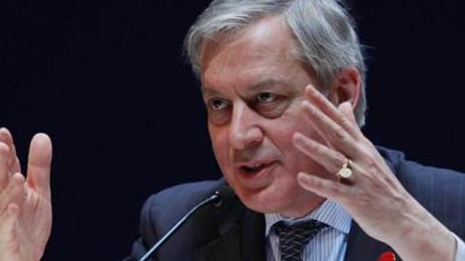 Christian Noyer, le gouverneur de la Banque de France, a estimé que la France n'était "pas dans l'austérité", mercredi 10 avril.
