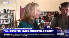 Groupes de niveau: "L'enseignement en maths et en français se fera par groupe en sixième et en cinquième", affirme la ministre de l'Éducation nationale Nicole Belloubet