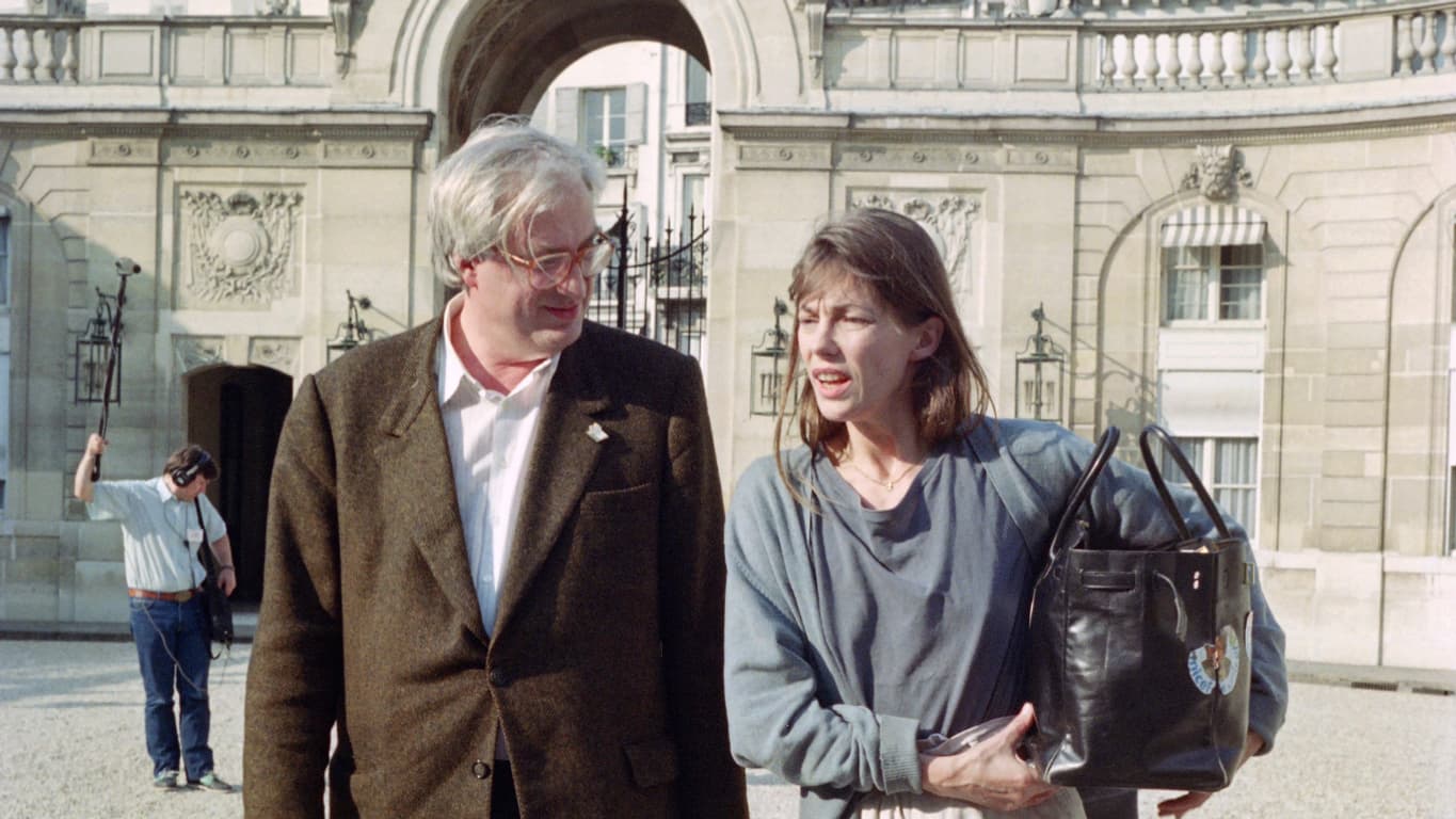 Jane Birkin et Bertrand Tavernier, 1990