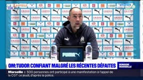 OM: Igor Tudor confiant malgré les récentes défaites