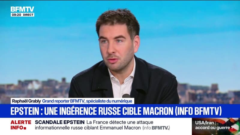 Scandale Epstein: Emmanuel Macron ciblé par une attaque informationnelle russe (INFO BFMTV)