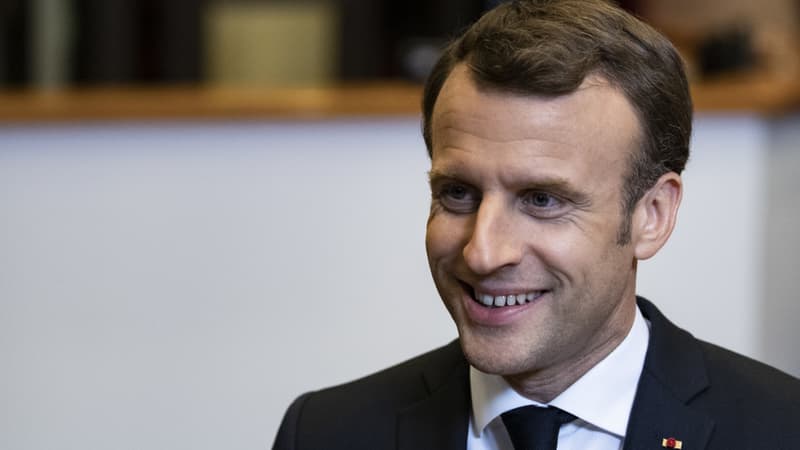 Emmanuel Macron. 