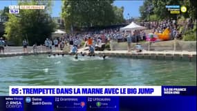 Val d'Oise: baignade dans la Marne avec le Big Jump