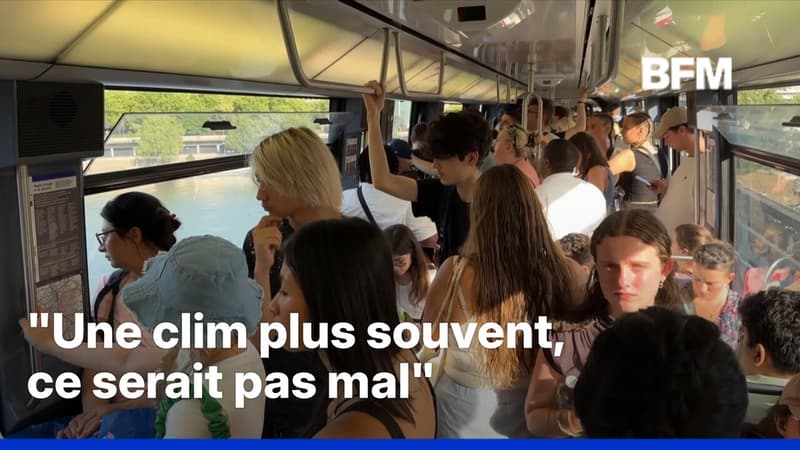 Wagons bondés, peu de clim... La canicule insoutenable dans le métro parisien