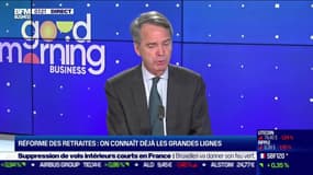 Hubert Mongon (Medef) : Réforme des retraites, on connaît déjà les grandes lignes - 02/12