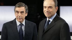 François Fillon et Jean-Francois Copé, ici lors de leur débat télévisé, se sont rencontrés lundi en tête-à-tête pendant une heure dans le bureau de l'ancien Premier ministre pour tenter de trouver un compromis sur les modalités d'un nouveau vote pour la p