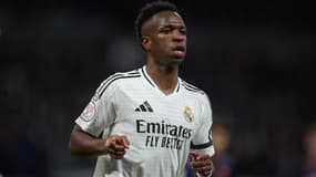 Vinicius Jr avec le Real Madrid, le 16 janvier 2025
