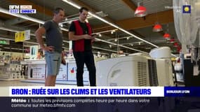 Face à la chaleur dans le Rhône, c'est la ruée sur les climatiseurs et ventilateurs