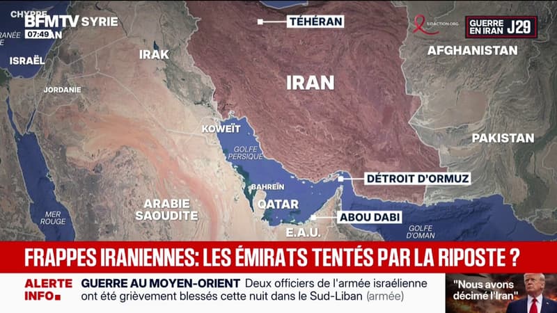 Guerre au Moyen-Orient: les Émirats tentés par une riposte après les frappes iraniennes?