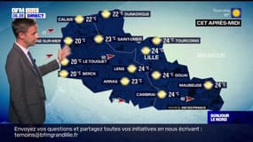 Météo Nord-Pas-de-Calais: le soleil reste mais la chaleur retombe ce lundi, 20°C au Touquet et 24°C à Lille