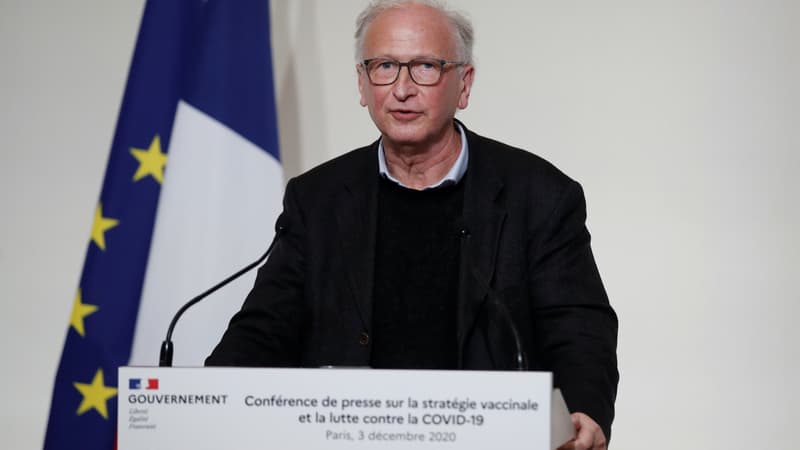Le professeur d'immunologie Alain Fischer, le 3 décembre 2020 à Paris.