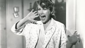 L'actrice Mara Corday dans le film "Tarantula !"