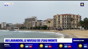 Le Lavandou: le niveau de l'eau monte