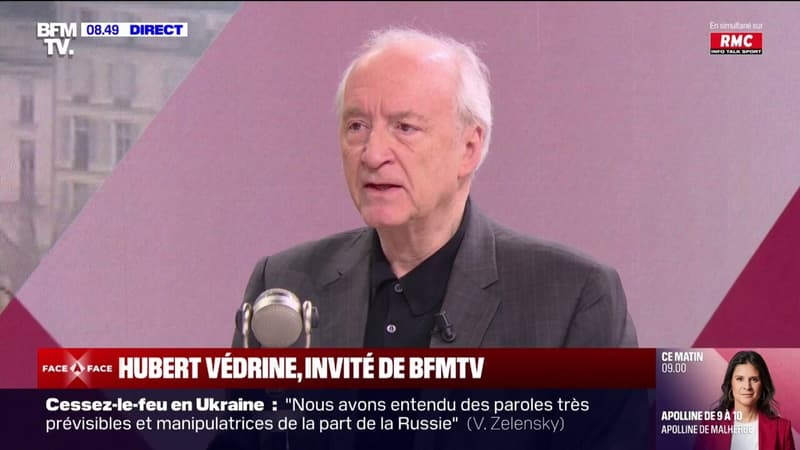 Hubert Védrine (ancien ministre des Affaires étrangères): 