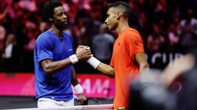 Gaël Monfils et Félix Auger-Aliassime