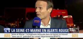 Crues en Seine-et-Marne: "Le conseil départemental a débloqué 600 000 euros d'aides d'urgence", Jean-Jacques Barbaux