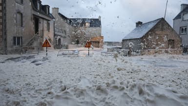Tempête dans le Finistère