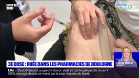 Boulogne: ruée dans les pharmacies pour obtenir une troisième dose de vaccin contre le Covid-19
