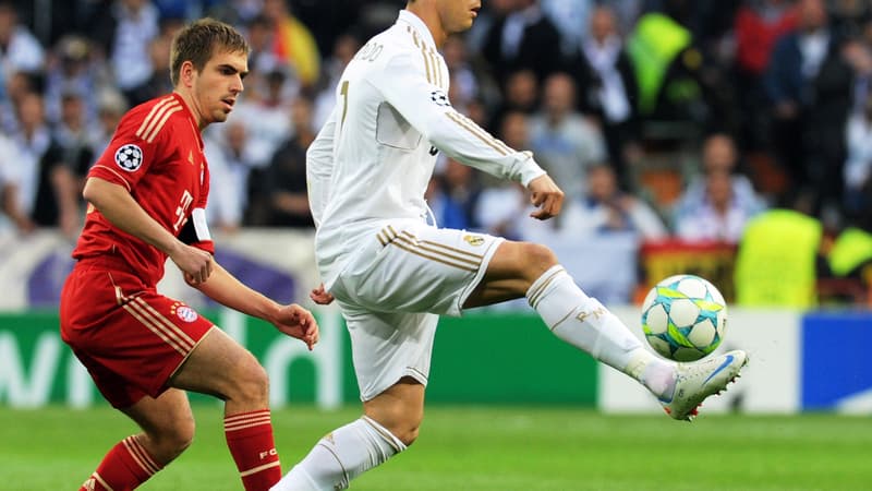 Philipp Lahm et Cristiano Ronaldo