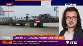 À Redon, les habitants attendent le pic de la crue de la Vilaine 