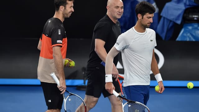 Stepanek, Agassi et Djokovic