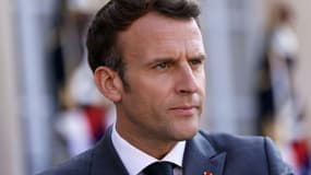 Emmanuel Macron à l'Elysée, le 15 juin 2021