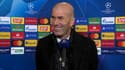 Zinedine Zidane après le match Real-Atalanta, le 16 mars 2021