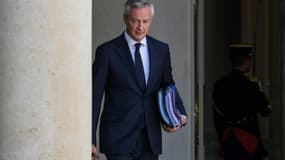 Le ministre de l'Economie et des finances, Bruno Le Maire, au palais de l'Elysée, le 22 juillet 2020