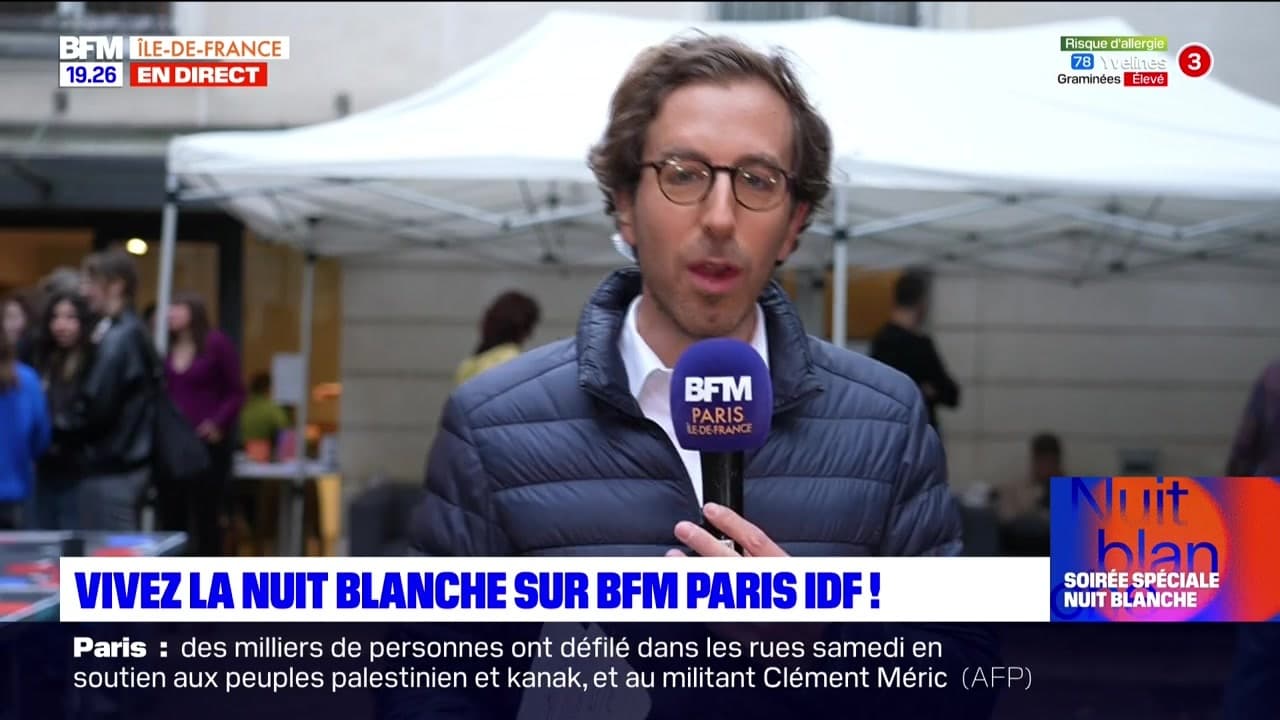 Vivez la Nuit Blanche sur BFM Paris IDF