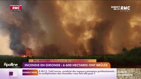 Gironde : Éric Brocardi, porte-parole des sapeurs-pompiers de France, fait le point sur la situation