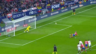 Le penalty manqué par Griezmann face au Séville FC en quart de finale de la Coupe du Roi