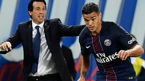 Unai Emery et Hatem Ben Arfa