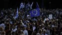 Des milliers de Grecs ont manifesté leur attachement à l'Europe