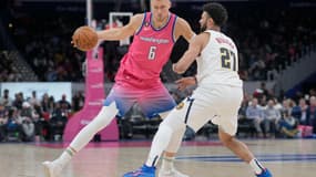 Kristaps Porzingis et Jamal Murray le 22 mars 2023