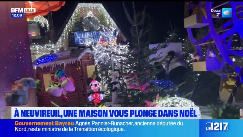 Pas-de-Calais: à Neuvireuil, une maison plonge les visiteurs dans la magie de Noël