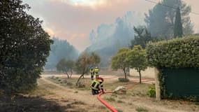 Incendie dans le massif de la Montagnette le 14 juillet 2022