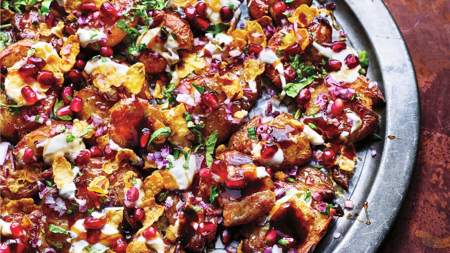 Potato Chaat, issu du livre Persiana Easy. Potato Chaat, issu du livre Persiana Easy.