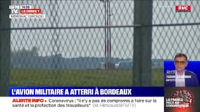 Évacuation de patients du Grand Est: l'avion militaire a atterri à Bordeaux