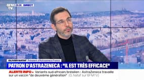 Le président d'AstraZeneca France affirme qu'environ 6 millions de doses sont livrées à la France sur la période février-mars