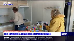 Inondations dans le Pas-de-Calais: des sinistrés accueillis en mobil-home