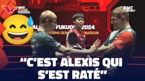 WTT Fukuoka : "C'est Alexis qui s'est raté sur la célébration" sourit F. Lebrun