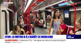 Lyon: le métro B à l'arrêt ce week-end