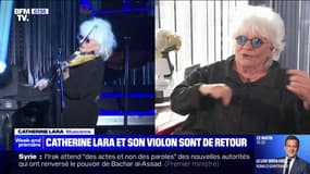 La musicienne Catherine Lara de retour sur scène avec son violon et un groupe de danseur urbain