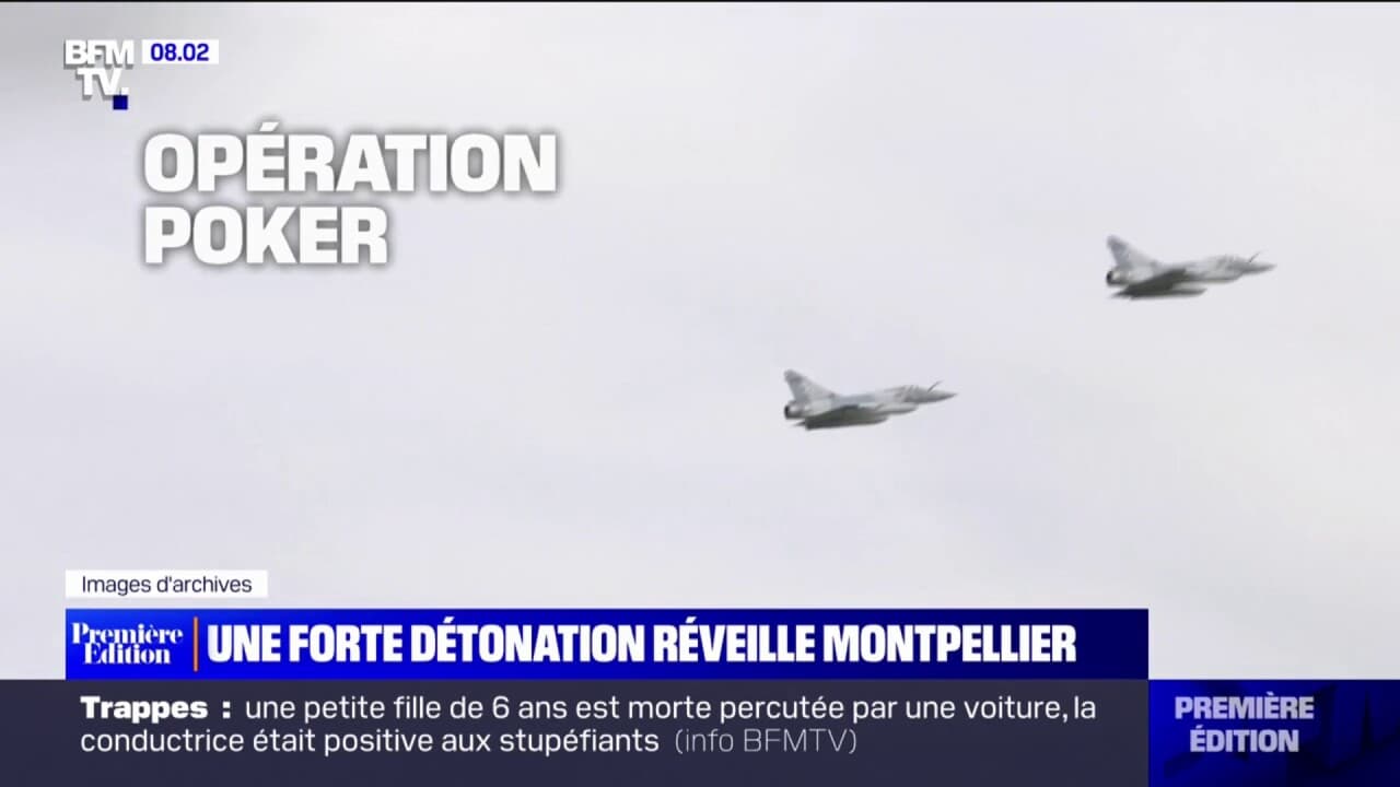 Une forte détonation, due au passage d