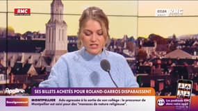 RMC s'engage avec vous - Ses billets achetés pour Roland-Garros disparaissent