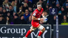 Alexandre Roumat lors du match Ulster(Toulouse (24-48, Champions Cup), le 13 janvier 2024