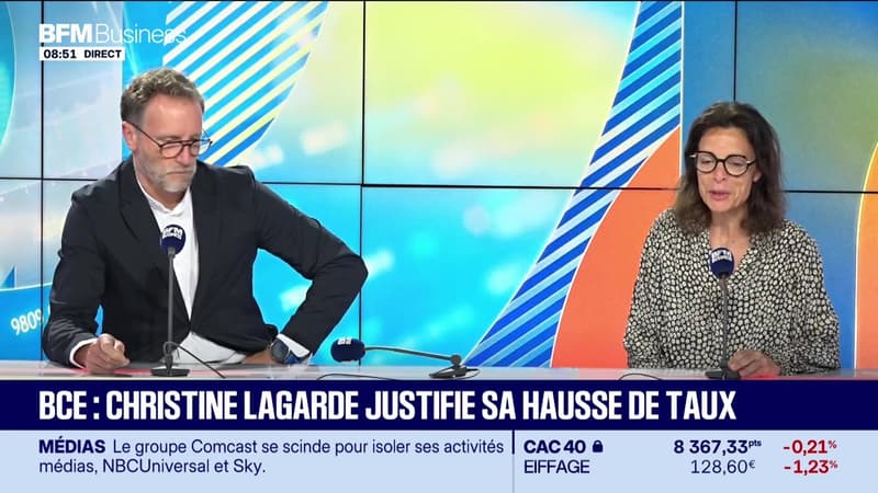 Le club de la Bourse : BCE, Christine Lagarde justifie sa hausse de taux - 30/06