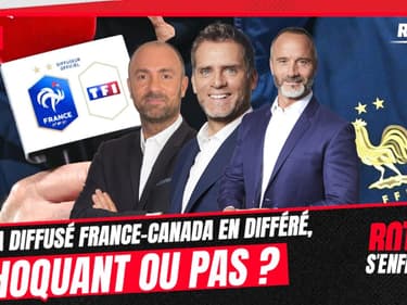 France-Canada diffusé en différé sur TF1, est-ce choquant ? (Rothen s'enflamme)