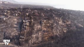 En Grèce, il ne reste quasiment plus rien de cette ville après les incendies
