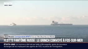 Le pétrolier "Grinch", soupçonné d'appartenir à la flotte fantôme russe a été escorté jusqu'à Marseille